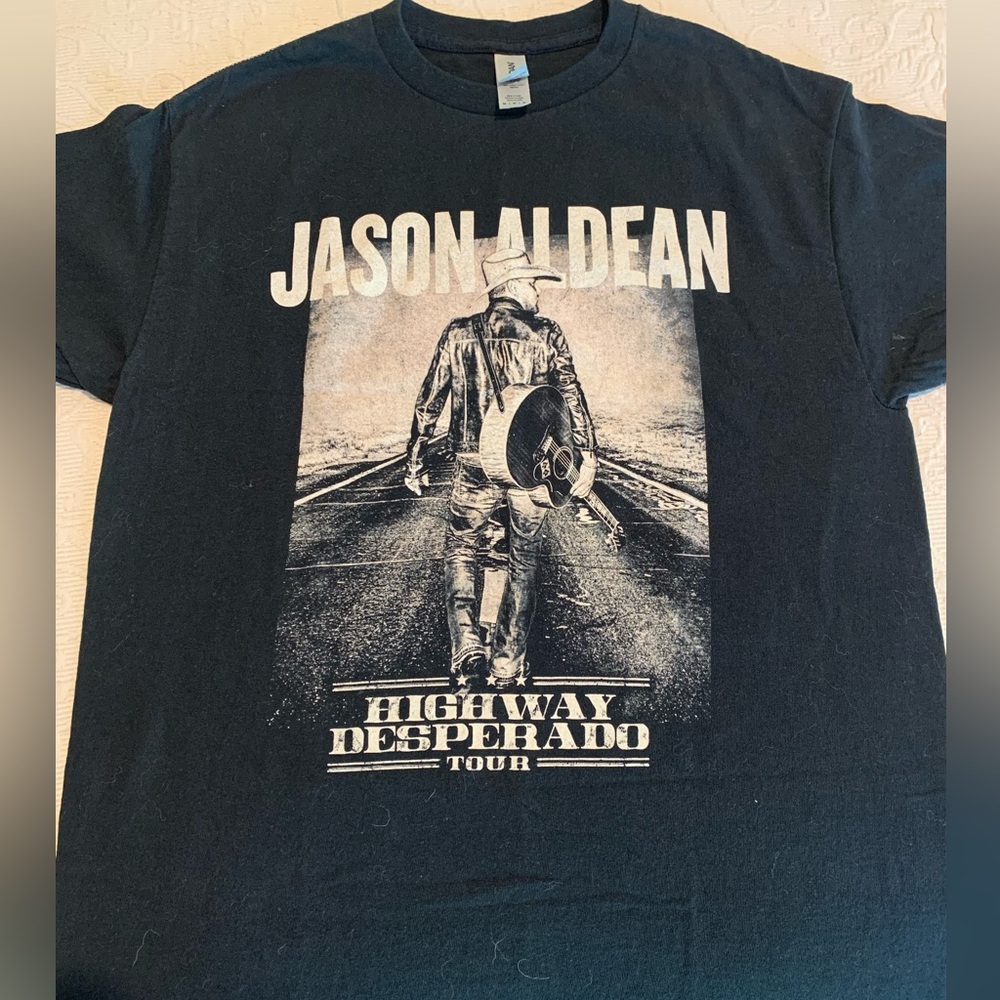 Jason Aldean HIGHWAY DESPERADO TOUR 2024 TEE size M